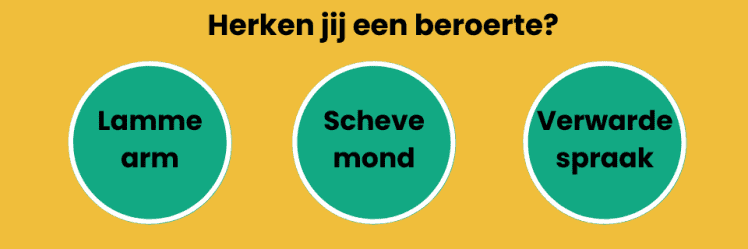 Herken jij een beroerte?