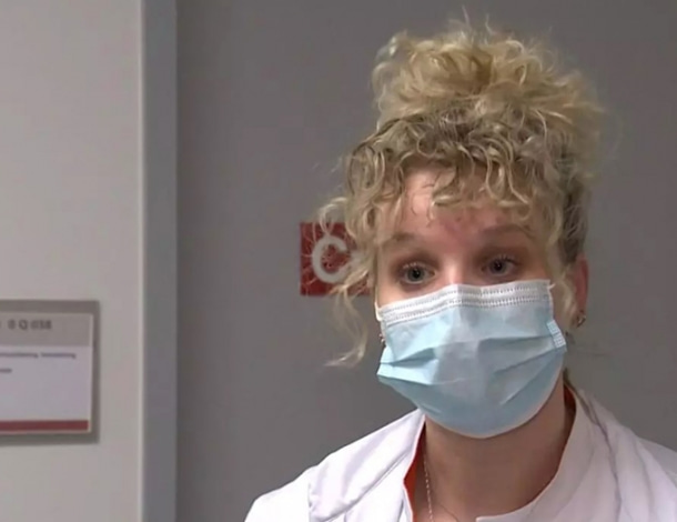 Eefje Bode, van de COVID-unit in Transferafdeling Amstelring in VUmc