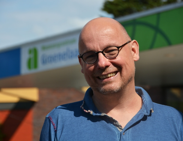 Eric de Rooij staat voor Amstelring locatie Groenelaan